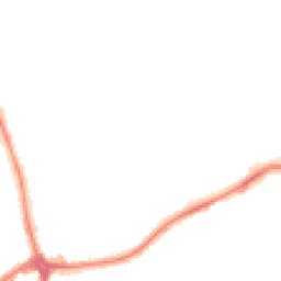Night-time road noise heatmap for CH46 8ST