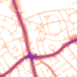 Daytime road noise heatmap for CH46 8UR