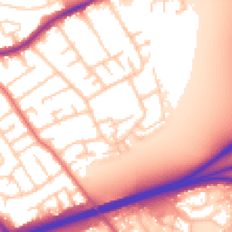 Daytime road noise heatmap for CH46 9RH