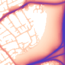Daytime road noise heatmap for CH46 9RJ