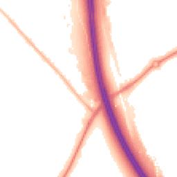 Night-time road noise heatmap for CH49 0TT