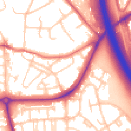 Daytime road noise heatmap for CH49 0TX