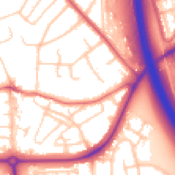 Daytime road noise heatmap for CH49 0UA