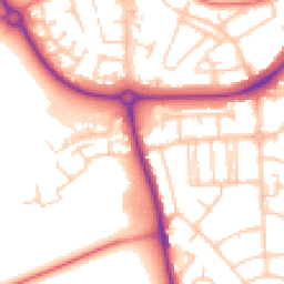 Daytime road noise heatmap for CH49 0UF