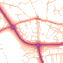 Daytime road noise heatmap for CH49 0UH