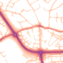 Daytime road noise heatmap for CH49 0UL