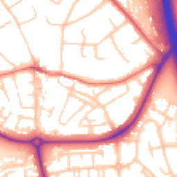 Daytime road noise heatmap for CH49 0UX