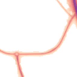 Night-time road noise heatmap for CH49 0UZ