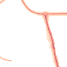 Night-time road noise heatmap for CH49 0WD