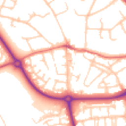 Daytime road noise heatmap for CH49 0XA
