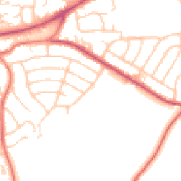 Daytime road noise heatmap for CH49 1RD