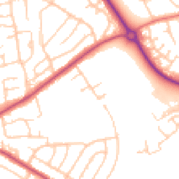 Daytime road noise heatmap for CH49 2NU