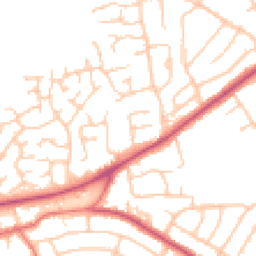 Daytime road noise heatmap for CH49 2PJ