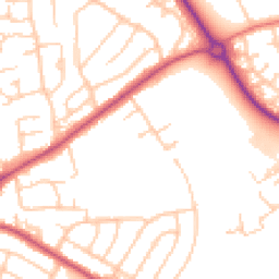 Daytime road noise heatmap for CH49 2QA
