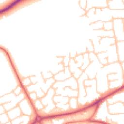 Daytime road noise heatmap for CH49 2RA