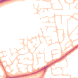 Daytime road noise heatmap for CH49 2RS