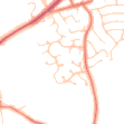 Daytime road noise heatmap for CH49 3QQ