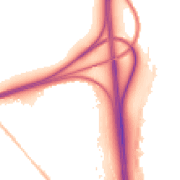 Night-time road noise heatmap for CH49 4GX