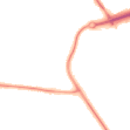 Night-time road noise heatmap for CH49 4JL