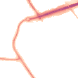 Night-time road noise heatmap for CH49 4NH