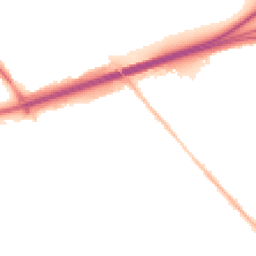 Night-time road noise heatmap for CH49 4PD