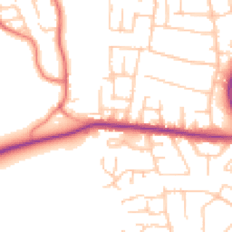 Daytime road noise heatmap for CH49 4QB