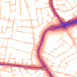 Daytime road noise heatmap for CH49 4QF