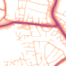 Daytime road noise heatmap for CH49 4QG