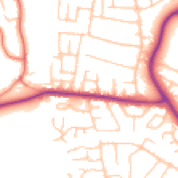 Daytime road noise heatmap for CH49 4RB