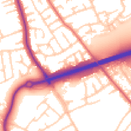 Daytime road noise heatmap for CH49 4SD
