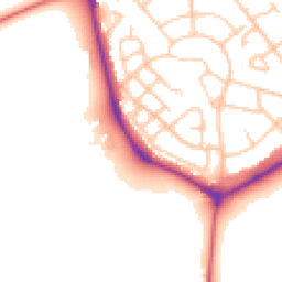 Daytime road noise heatmap for CH49 5NH