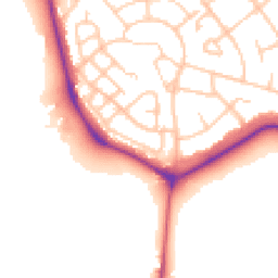 Daytime road noise heatmap for CH49 5NP