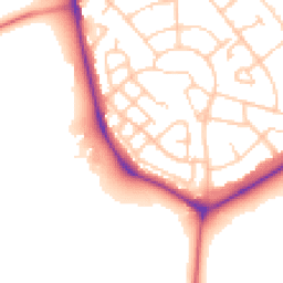 Daytime road noise heatmap for CH49 5NU