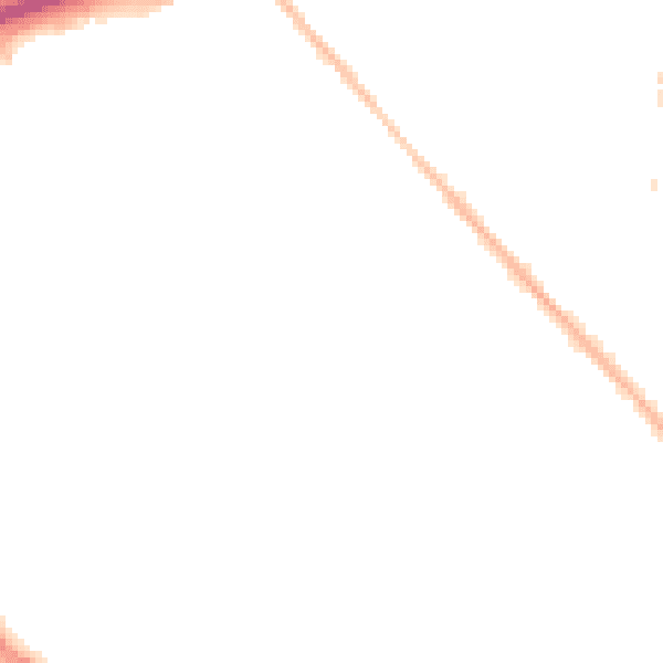 Night-time road noise heatmap for CH49 6LD