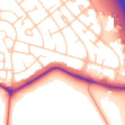 Daytime road noise heatmap for CH49 7LL