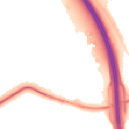Night-time road noise heatmap for CH49 7ND