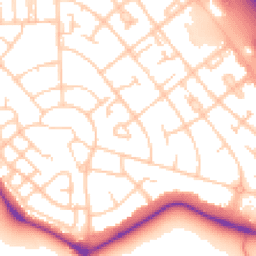 Daytime road noise heatmap for CH49 7PB