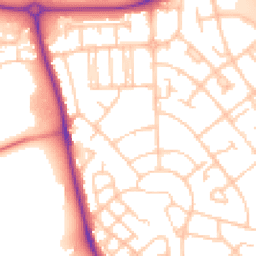 Daytime road noise heatmap for CH49 8HR