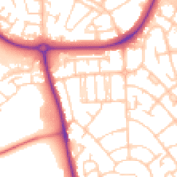 Daytime road noise heatmap for CH49 9AH