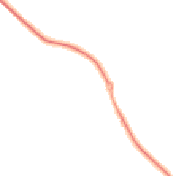 Night-time road noise heatmap for CH61 0HJ