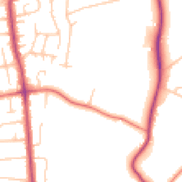 Daytime road noise heatmap for CH61 1AG