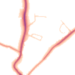 Daytime road noise heatmap for CH61 1AP