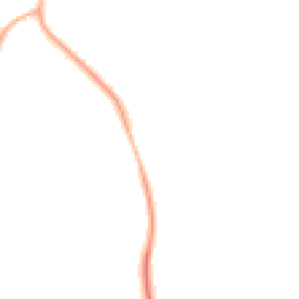 Night-time road noise heatmap for CH61 1AZ
