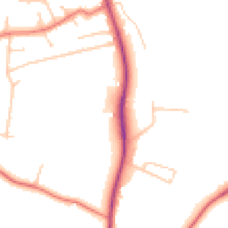 Daytime road noise heatmap for CH61 1BS