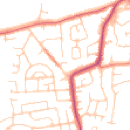 Daytime road noise heatmap for CH61 3UU