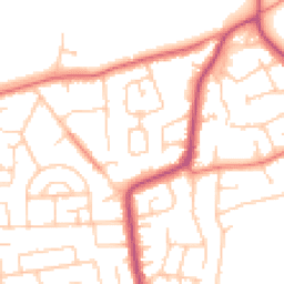 Daytime road noise heatmap for CH61 3XG