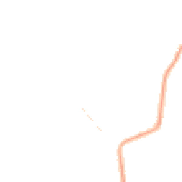 Night-time road noise heatmap for CH61 3XH