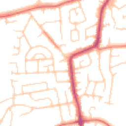 Daytime road noise heatmap for CH61 3YB