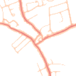 Daytime road noise heatmap for CH61 4UA