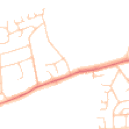 Daytime road noise heatmap for CH61 4UG